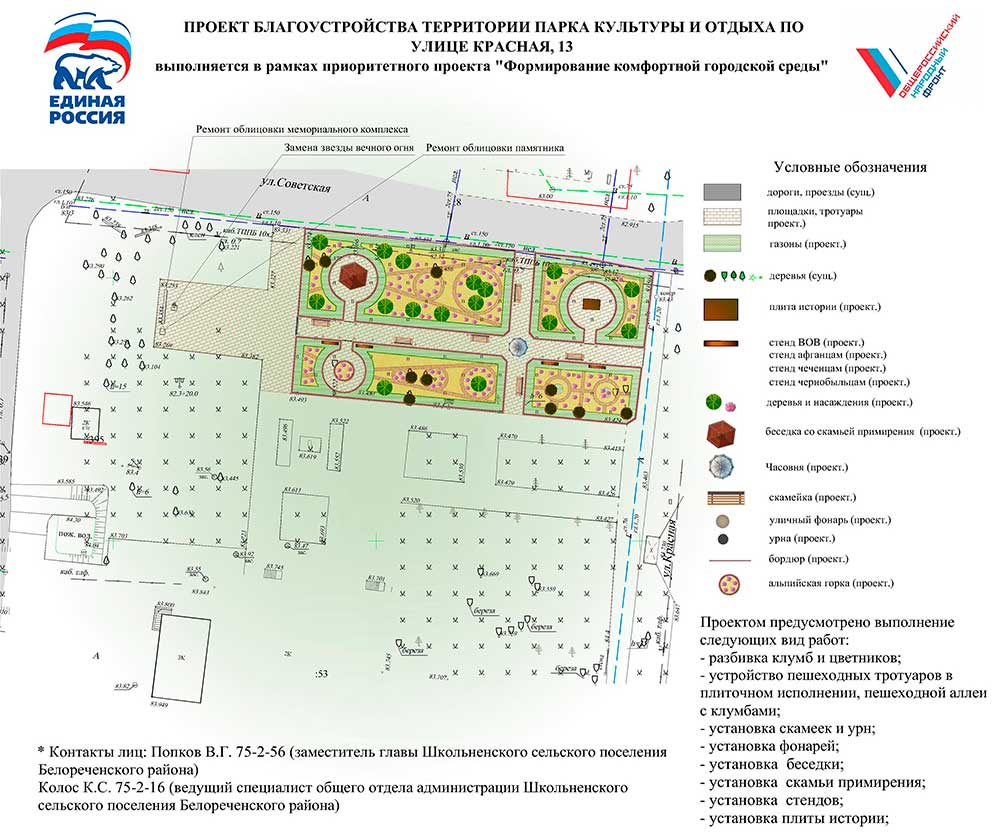 Карта села школьного